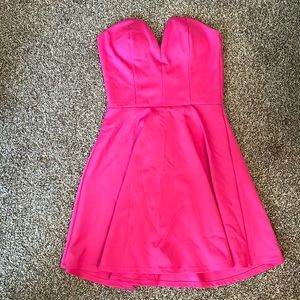 Charlotte Russe Strapless Pink Dress